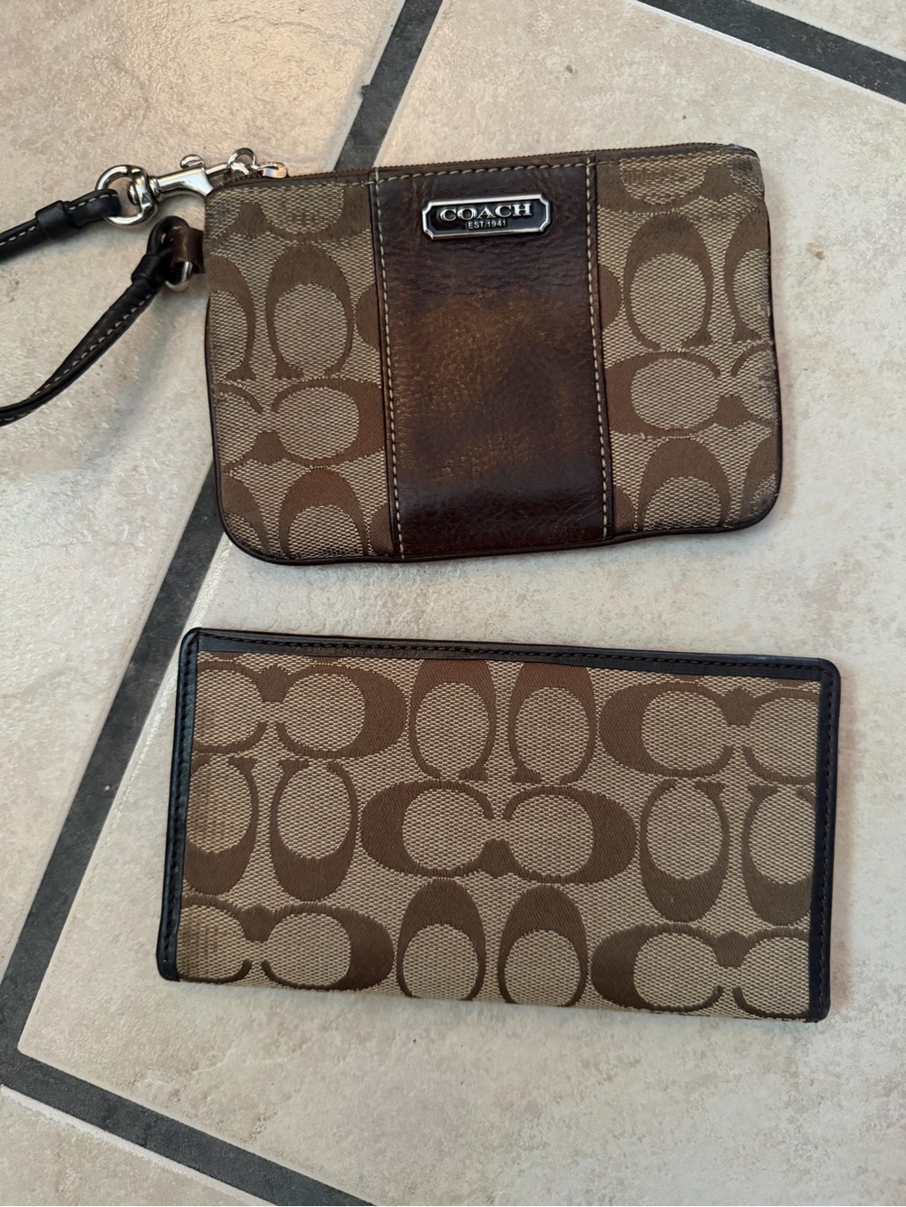 Coach Wristlet and Chequebook